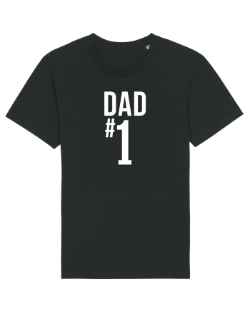 Number 1 Dad Black