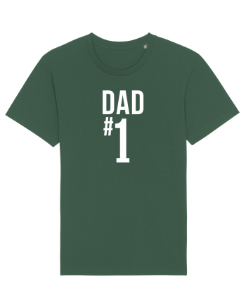 Number 1 Dad Bottle Green