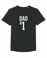 Number 1 Dad Tricou mânecă scurtă guler larg Bărbat Skater