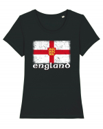England Tricou mânecă scurtă guler larg fitted Damă Expresser