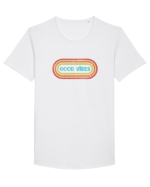 Good Vibes Tricou mânecă scurtă guler larg Bărbat Skater
