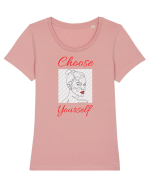Choose Yourself Tricou mânecă scurtă guler larg fitted Damă Expresser