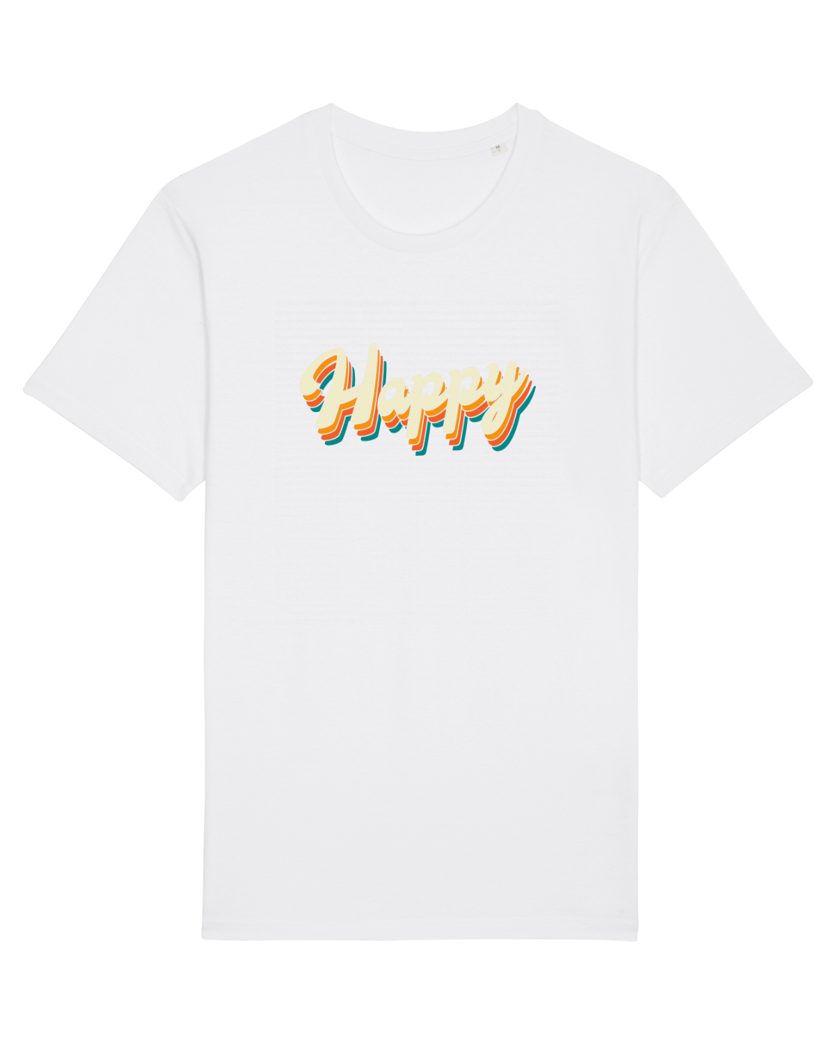 Tricou mânecă scurtă Unisex Rocker White