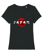Japan Tricou mânecă scurtă guler larg fitted Damă Expresser