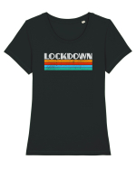 Lockdown Tricou mânecă scurtă guler larg fitted Damă Expresser