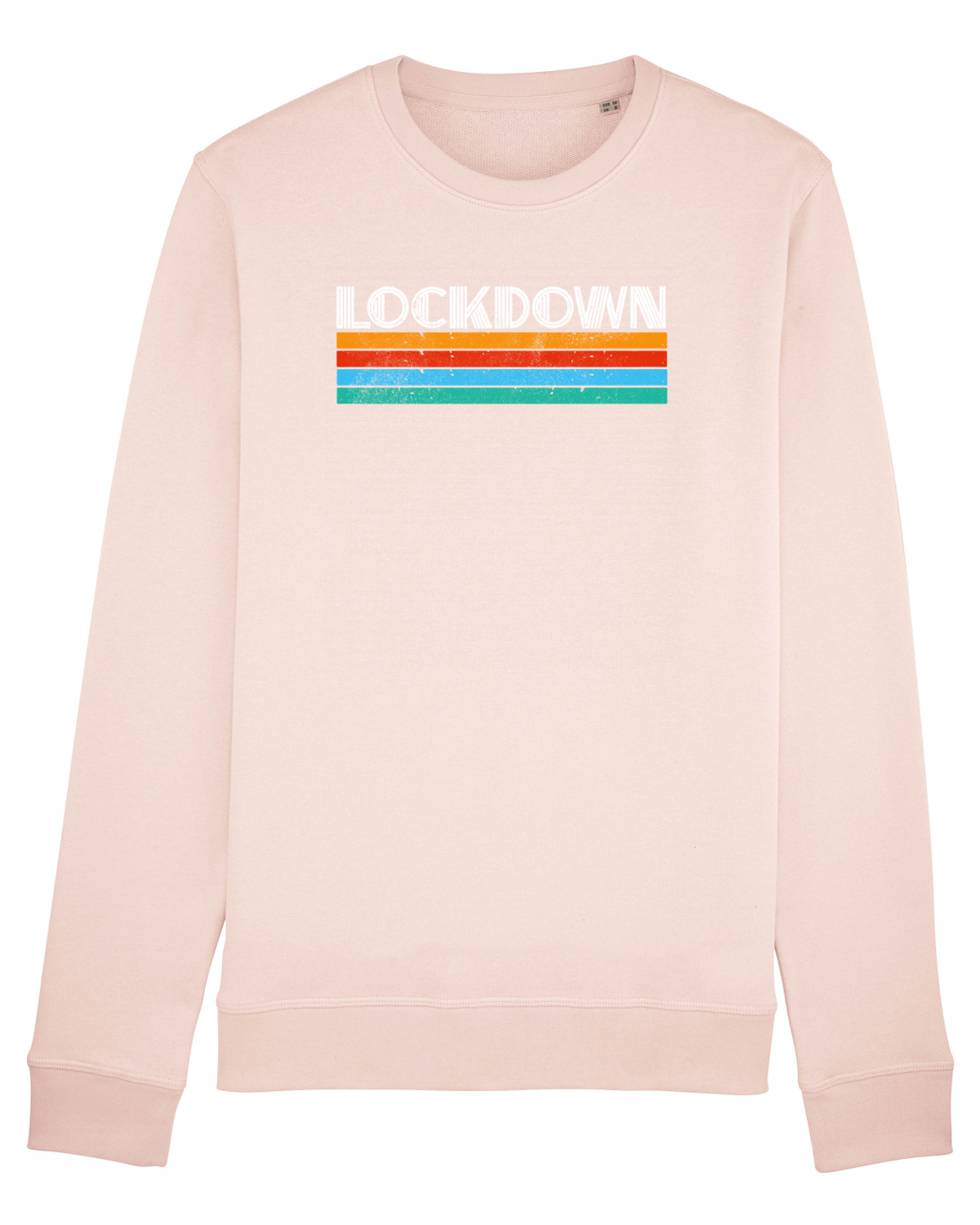 Bluză mânecă lungă Unisex Rise Candy Pink