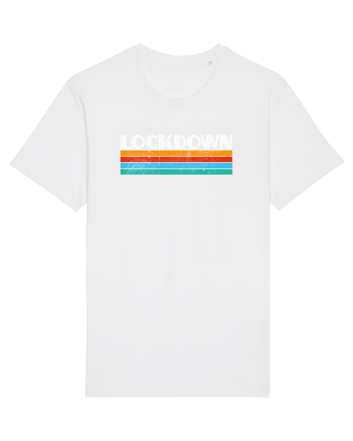 Tricou mânecă scurtă Unisex Rocker White