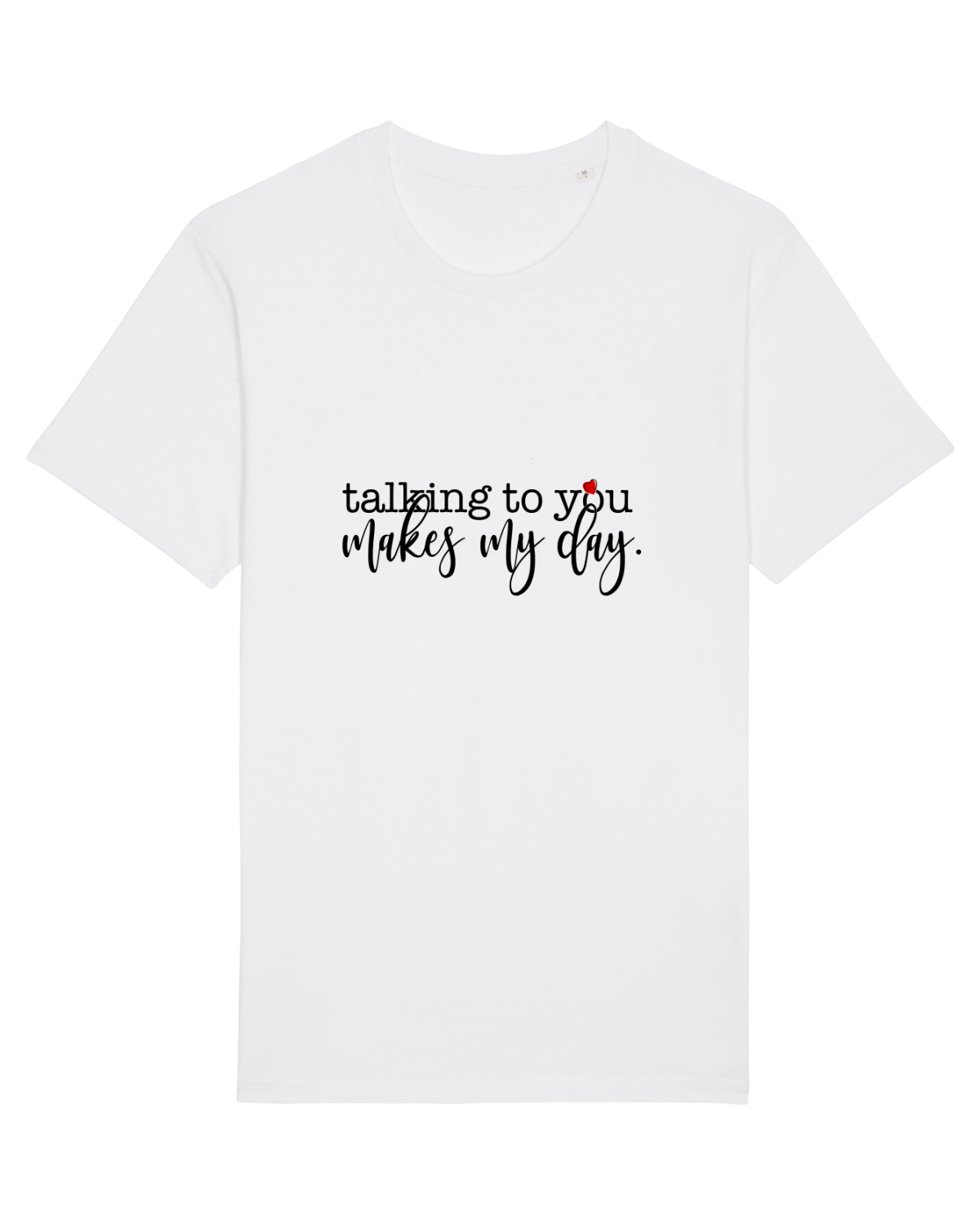 Tricou mânecă scurtă Unisex Rocker White