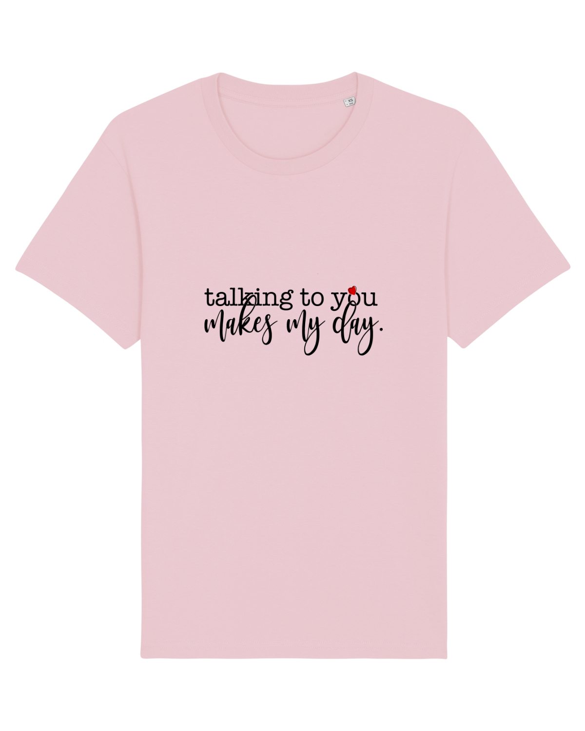 Tricou mânecă scurtă Unisex Rocker Cotton Pink
