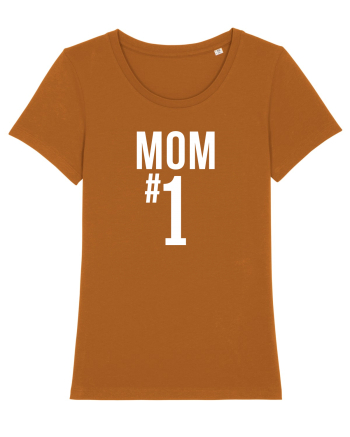 Number 1 mom Roasted Orange