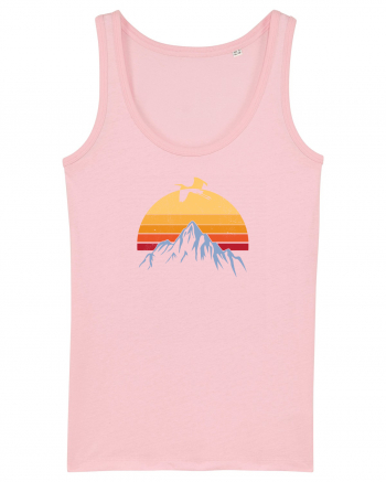 Vintage Mountain View. Cotton Pink