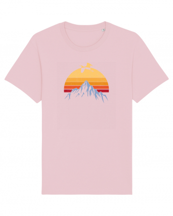 Vintage Mountain View. Cotton Pink