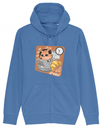 Embrace the dread crisis cat design Bright Blue