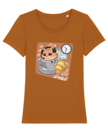 Embrace the dread crisis cat design Roasted Orange