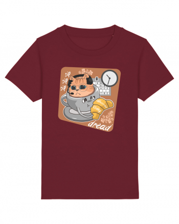 Embrace the dread crisis cat design Burgundy