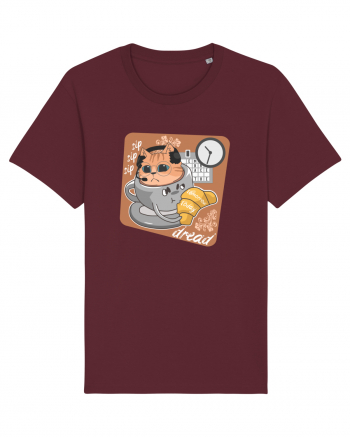 Embrace the dread crisis cat design Burgundy