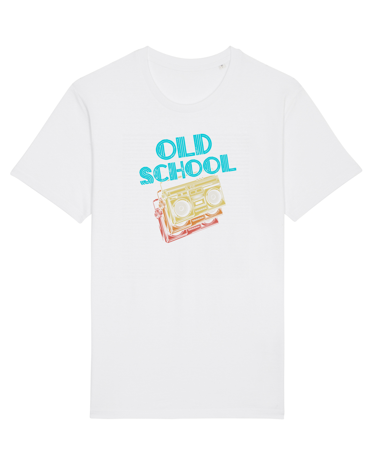 Tricou mânecă scurtă Unisex Rocker White