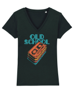 Old School Tricou mânecă scurtă guler V Damă Evoker