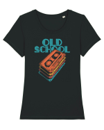 Old School Tricou mânecă scurtă guler larg fitted Damă Expresser