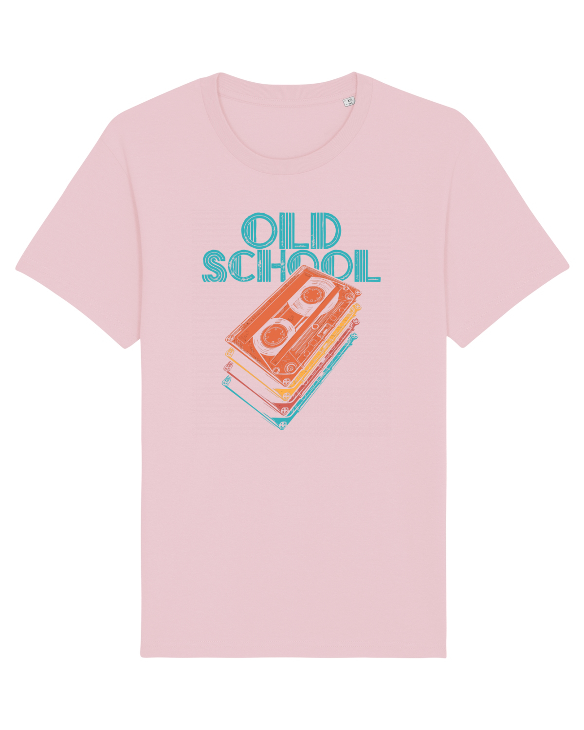Tricou mânecă scurtă Unisex Rocker Cotton Pink