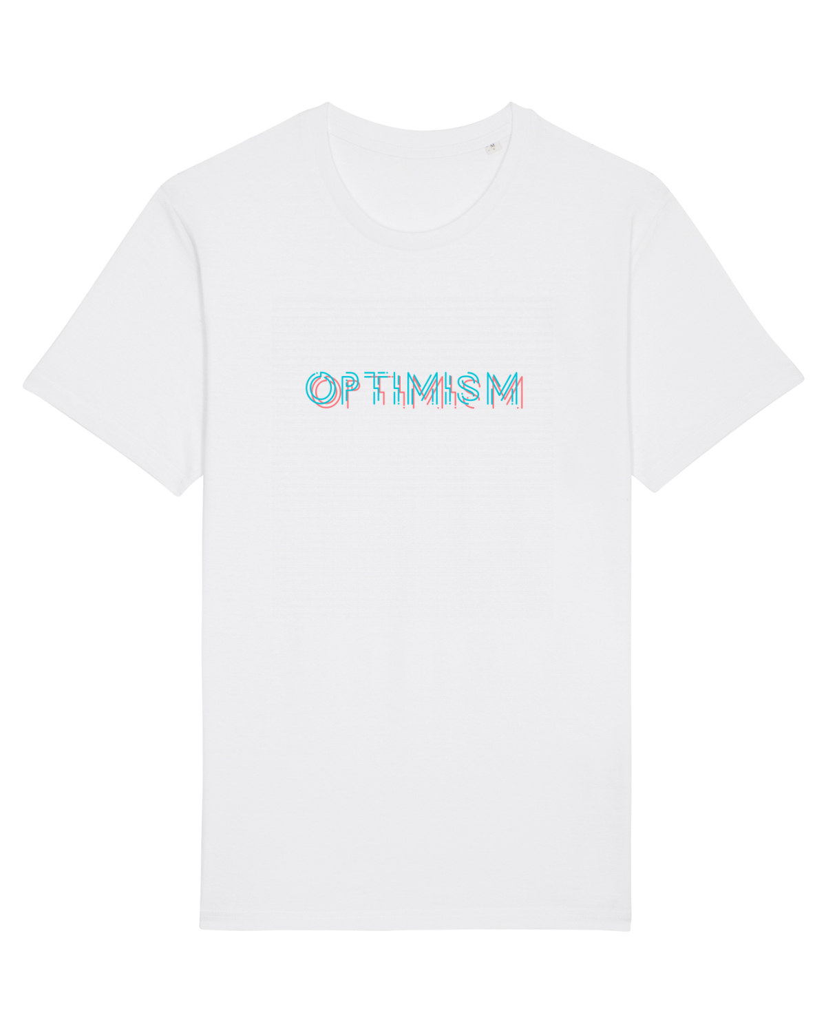 Tricou mânecă scurtă Unisex Rocker White