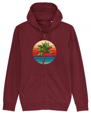 Palm Tree Vintage Burgundy