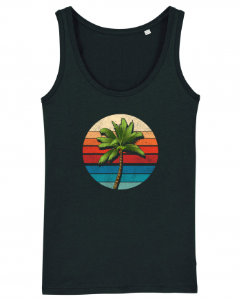 Palm Tree Vintage Black