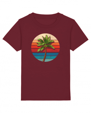 Palm Tree Vintage Burgundy