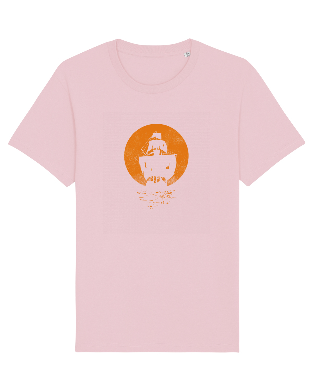 Tricou mânecă scurtă Unisex Rocker Cotton Pink