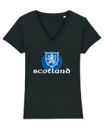 Scotland Tricou mânecă scurtă guler V Damă Evoker