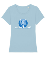 Scotland Tricou mânecă scurtă guler larg fitted Damă Expresser