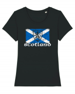 Scotland Tricou mânecă scurtă guler larg fitted Damă Expresser