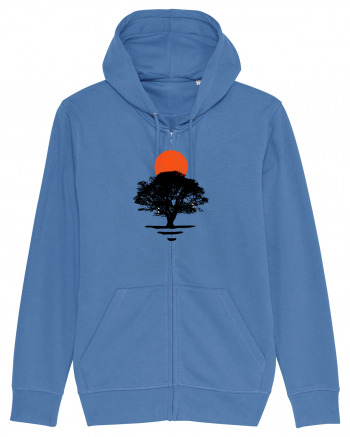 Tree of life. Bright Blue