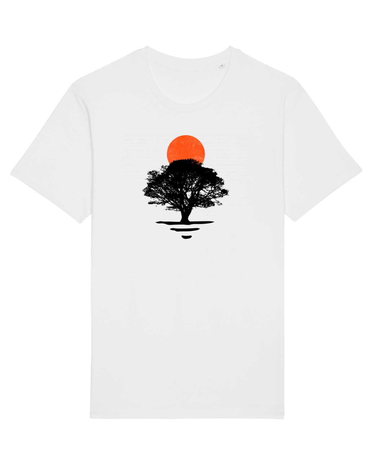 Tricou mânecă scurtă Unisex Rocker White