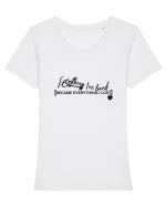 Everything I Lost Tricou mânecă scurtă guler larg fitted Damă Expresser