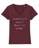 People cant use you Tricou mânecă scurtă guler V Damă Evoker