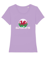 Wales Tricou mânecă scurtă guler larg fitted Damă Expresser