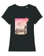 Wildest Dreams Tricou mânecă scurtă guler larg fitted Damă Expresser