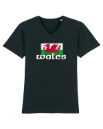 Wales Tricou mânecă scurtă guler V Bărbat Presenter