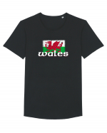Wales Tricou mânecă scurtă guler larg Bărbat Skater