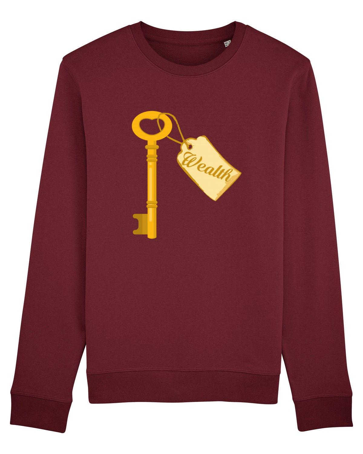 Bluză mânecă lungă Unisex Rise Burgundy