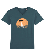 UFO  Tricou mânecă scurtă guler V Bărbat Presenter