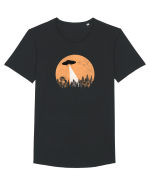 UFO  Tricou mânecă scurtă guler larg Bărbat Skater