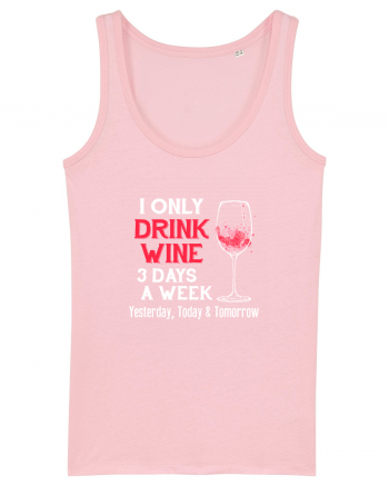 Drink Wine Cotton Pink