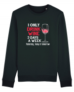 Drink Wine Bluză mânecă lungă Unisex Rise