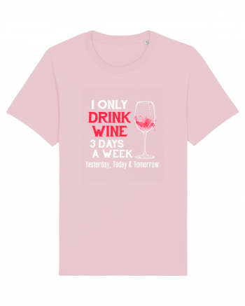 Drink Wine Cotton Pink