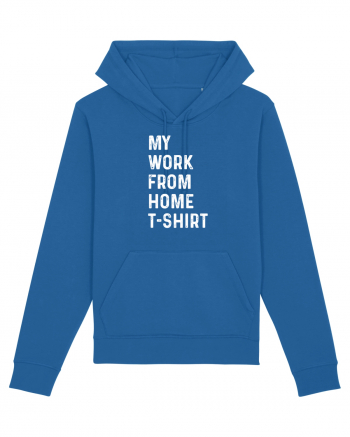 Work from home shirt Royal Blue