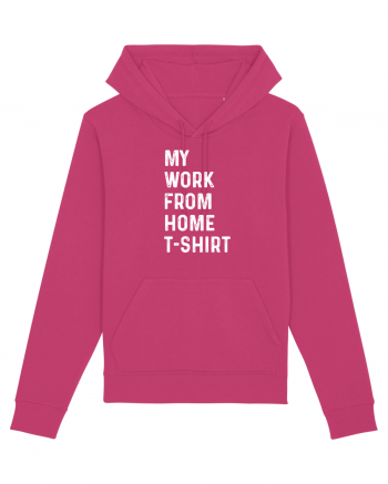 Work from home shirt Raspberry