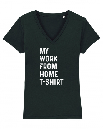 Work from home shirt Black