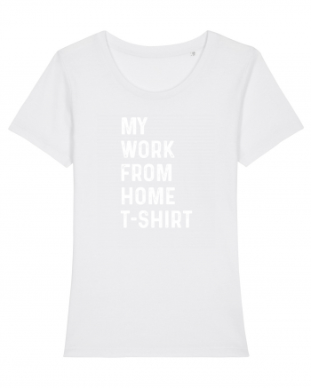 Work from home shirt White